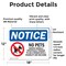 Signmission No Pets Service Animals Allowed, 18 in W x Rectangle, Vinyl Decal OS-2PACK-NS-D-1218-L-16173 - alternate 4